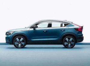 外观充满运动氛围 续航里程为420公里 沃尔沃全新纯电动车C40官图发布