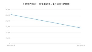 2月合肥市汽车销量数据统计 朗逸排名第一(2021年)