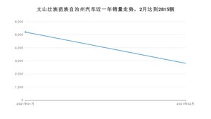 文山壮族苗族自治州2月汽车销量统计 五菱宏光S3排名第一(2021年)