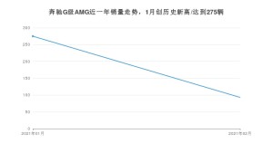 奔驰G级AMG2月份销量数据发布 共93台(2021年)