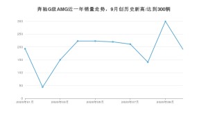 10月奔驰G级AMG销量如何? 众车网权威发布(2020年)