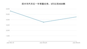 3月滨州市汽车销量数据统计 宏光MINI EV排名第一(2021年)