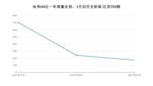 哈弗H4 3月份销量数据发布 共171台(2021年)