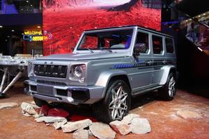 2021上海车展丨外观硬朗 全新车身颜色加持 北京BJ80探月版亮相