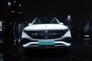 2021上海车展丨定位紧凑SUV NEDC续航500公里 奔驰EQB全球首发