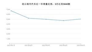 连云港市5月汽车销量统计 宏光MINI EV排名第一(2021年)
