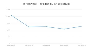 5月梧州市汽车销量情况如何? 宏光MINI EV排名第一(2021年)