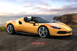 搭载2.9T V6插混动力 法拉利296 Spider渲染图曝光