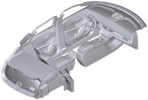 红旗全新纯电SUV设计图曝光 四座布局/定位更高端