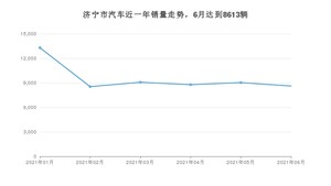 济宁市6月汽车销量统计 朗逸排名第一(2021年)