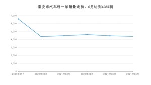 泰安市6月汽车销量统计 英朗排名第一(2021年)