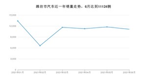 6月潍坊市汽车销量数据统计 哈弗H6排名第一(2021年)