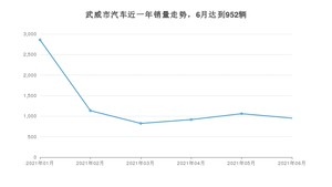 武威市6月汽车销量 长安CS75排名第一(2021年)