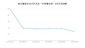 海北藏族自治州6月汽车销量统计 启悦排名第一(2021年)