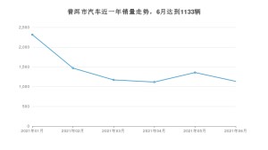 普洱市6月汽车销量数据发布 五菱宏光S3排名第一(2021年)