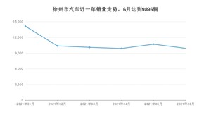 6月徐州市汽车销量数据统计 朗逸排名第一(2021年)