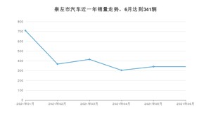 崇左市6月汽车销量统计 宏光MINI EV排名第一(2021年)