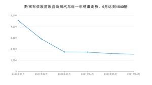 6月黔南布依族苗族自治州汽车销量情况如何? 宏光MINI EV排名第一(2021年)