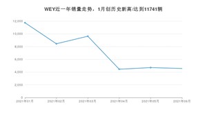 6月WEY销量情况如何? 众车网权威发布(2021年)