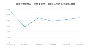 2021年6月凯迪拉克XT5销量如何？ 在SUV中排名怎么样？