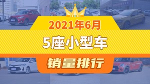 2021年6月5座小型车销量排行榜，POLO屈居第三，欧拉好猫成最大黑马