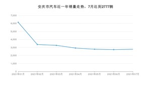 安庆市7月汽车销量统计 宏光MINI EV排名第一(2021年)