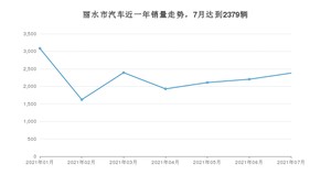 丽水市7月汽车销量数据发布 宏光MINI EV排名第一(2021年)
