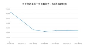 毕节市7月汽车销量 捷途X70排名第一(2021年)