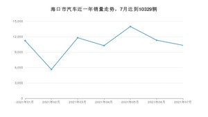7月海口市汽车销量数据统计 宏光MINI EV排名第一(2021年)