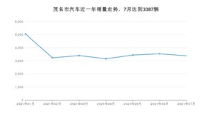 7月茂名市汽车销量数据统计 轩逸排名第一(2021年)