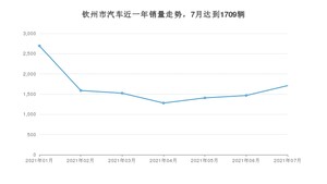 7月钦州市汽车销量数据统计 宏光MINI EV排名第一(2021年)