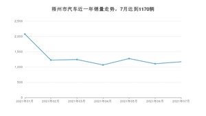 梧州市7月汽车销量 宏光MINI EV排名第一(2021年)