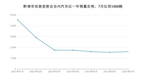 黔南布依族苗族自治州7月汽车销量 宏光MINI EV排名第一(2021年)