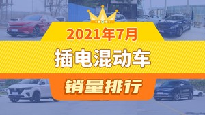 2021年7月插电混动车销量排行榜，汉夺得冠军，第二名差距也太大了 