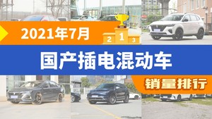 2021年7月国产插电混动车销量排行榜，汉夺得冠军，第二名差距也太大了 