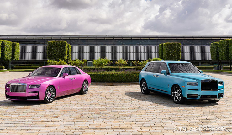 彩色车身个性化配置劳斯莱斯发布古斯特库里南特别版