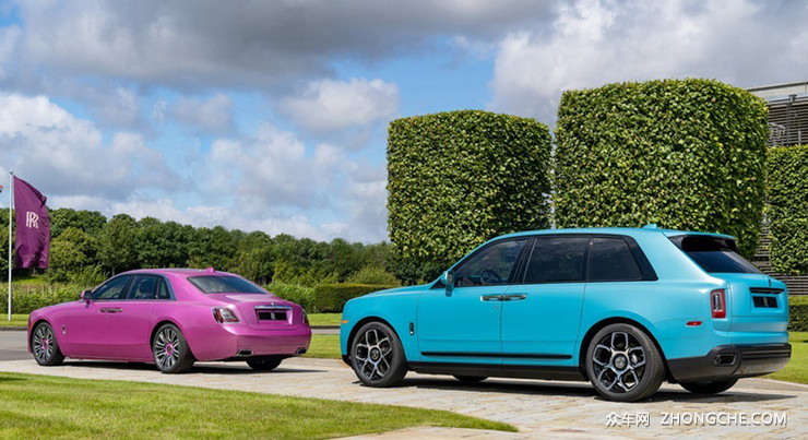 彩色车身个性化配置劳斯莱斯发布古斯特库里南特别版
