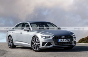 新款奥迪A6L假想图曝光 前脸/尾部造型调整 预计2022年下半年亮相