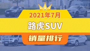 2021年7月路虎SUV销量排行榜，揽胜极光屈居第三，发现成最大黑马