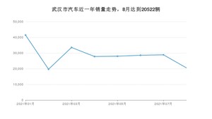 武汉市8月汽车销量 宏光MINI EV排名第一(2021年)