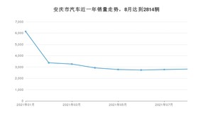 8月安庆市汽车销量数据统计 宏光MINI EV排名第一(2021年)