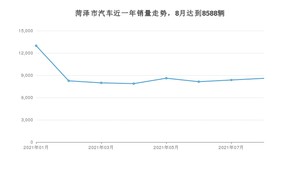 菏泽市8月汽车销量统计 宏光MINI EV排名第一(2021年)