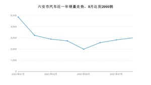 六安市8月汽车销量数据发布 宏光MINI EV排名第一(2021年)