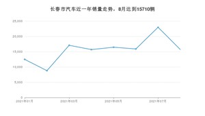 长春市8月汽车销量 迈腾排名第一(2021年)