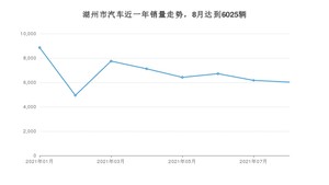 8月湖州市汽车销量情况如何? 宏光MINI EV排名第一(2021年)