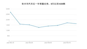 钦州市8月汽车销量统计 宏光MINI EV排名第一(2021年)
