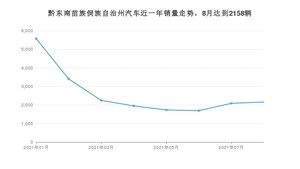 黔东南苗族侗族自治州8月汽车销量统计 逸动排名第一(2021年)