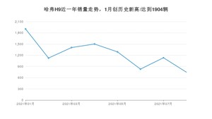 2021年8月哈弗H9销量怎么样？ 在20-25万排名如何？
