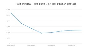 2021年8月五菱宏光S3销量多少？ 全国销量分布如何？