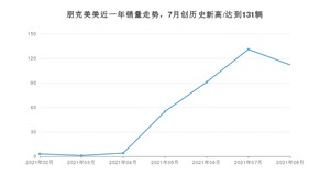 朋克汽车朋克美美 2021年8月份销量数据发布 共112台